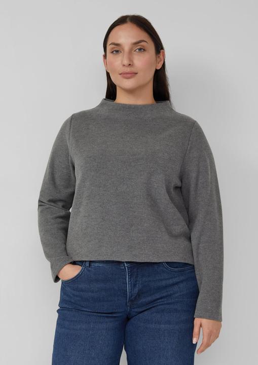 Produktbild s.Oliver Sweatshirt Weiches Sweatshirt mit Stehkragen (52)
