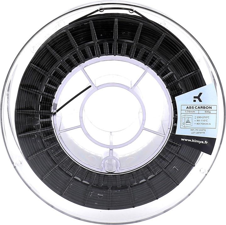 Produktbild Kimya Filament (ABS, 1.75 mm, 500 g, Schwarz)