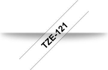 Actual product image Brother TZe-121 (0.90 cm, Transparent)