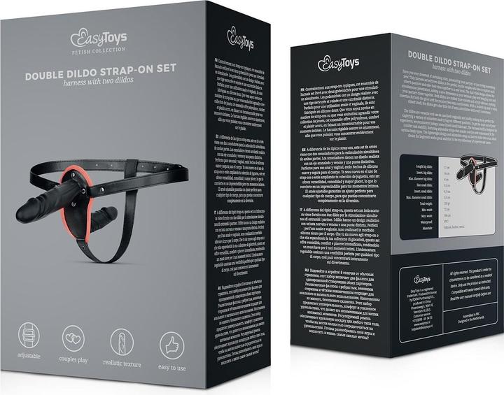 Productafbeelding Fetish Collection StrapOn dubbele dildo