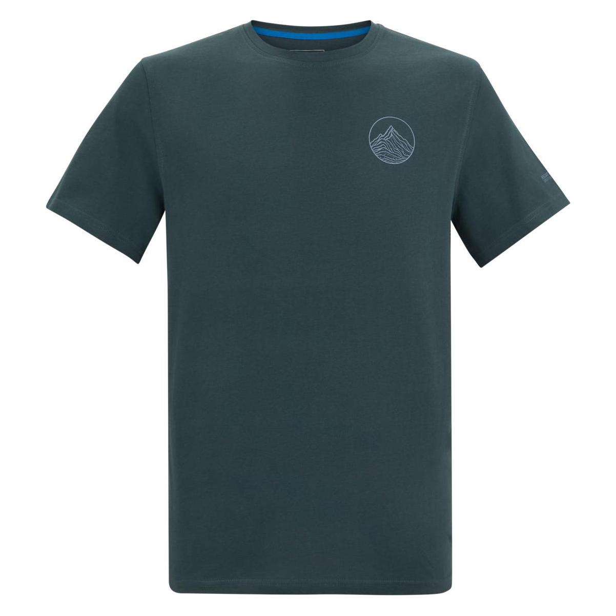 Regatta, Herren, Shirts, Bekleidung RMT344-Zrk Breezed, Blau, (L)
