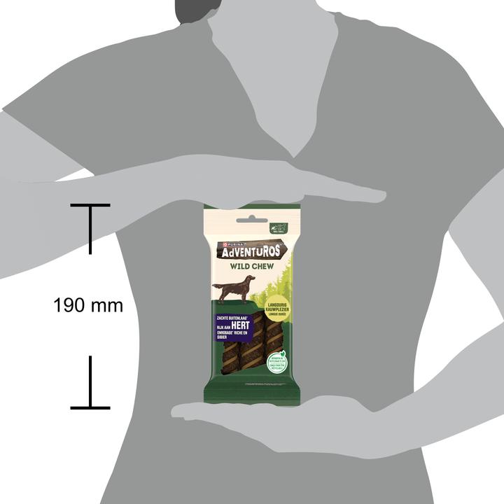 Immagine prodotto Adventuros Masticare Wild Chew Small, 150 g (Adulto, 1 pz., 150 g)