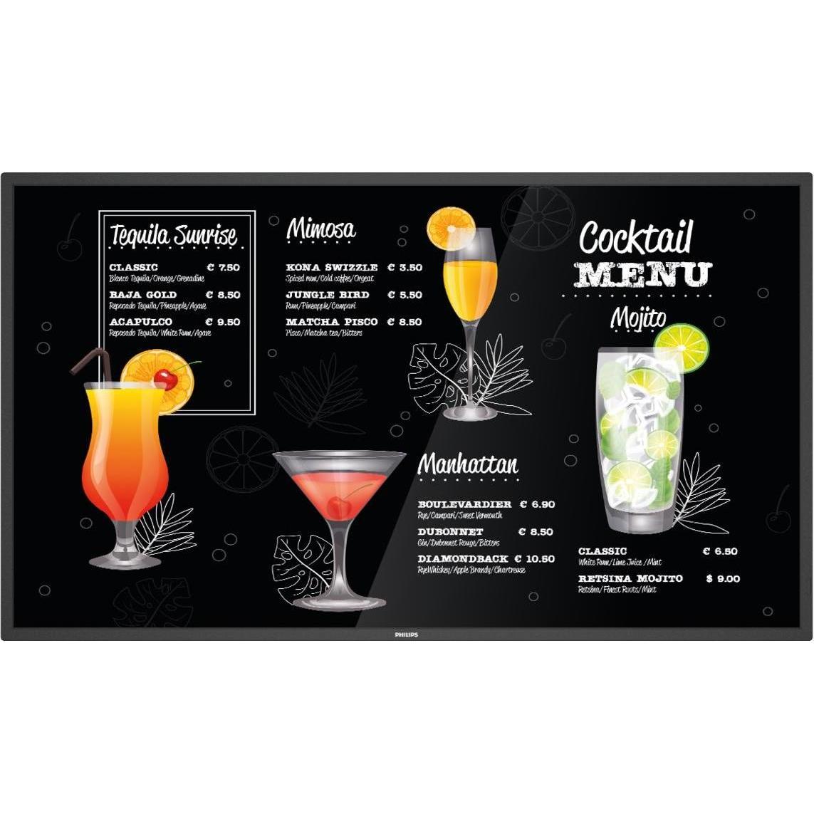 Thumbnail - Philips P-Line 50BDL3117P 24/7/UHD/750cd (3840 x 2160 Pixel, 50"), Digital Signage, Schwarz