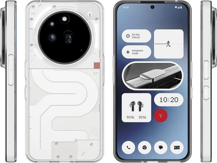 Image du produit Cover-Discount Nothing Phone (3a) Pro - Silikon Gummi Case transparent (Nothing Phone (3a) Pro)