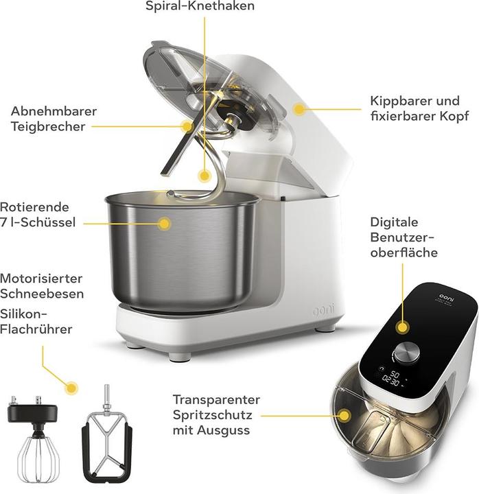 Produktbild Ooni Halo Pro Spiralteigmaschine (750 W)