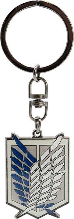 Actual product image ABYstyle Attack on Titan Keychain: Scouts 6cm