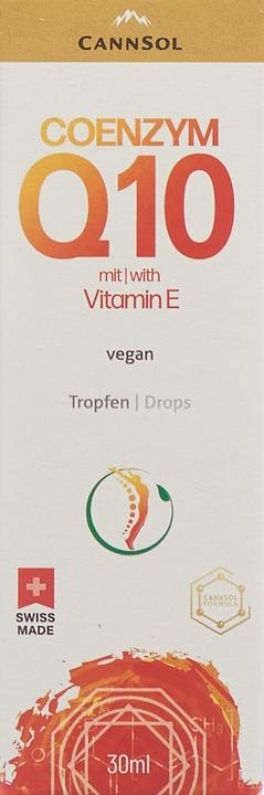 Actual product image Cannsol Coenzyme Q10 with vitamin E water-soluble optimal bioavailability liq (1 pcs., Droplet, 108 g)