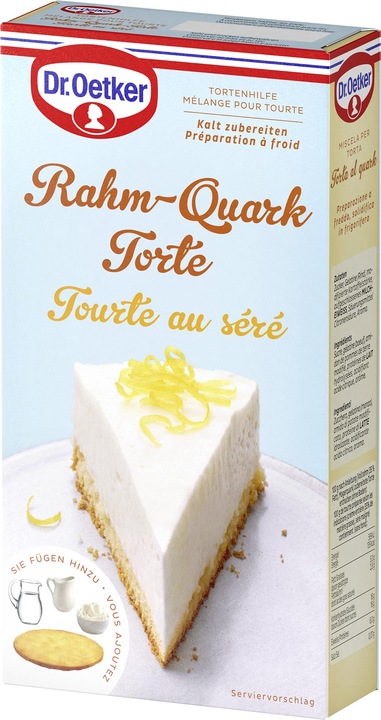 Produktbild Dr. Oetker Rahm-Quark-Torte (225 g)