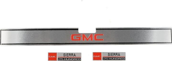 Produktbild Rc4Wd Emblem Rückseite und Seite Metall GMC für Blazer & K10