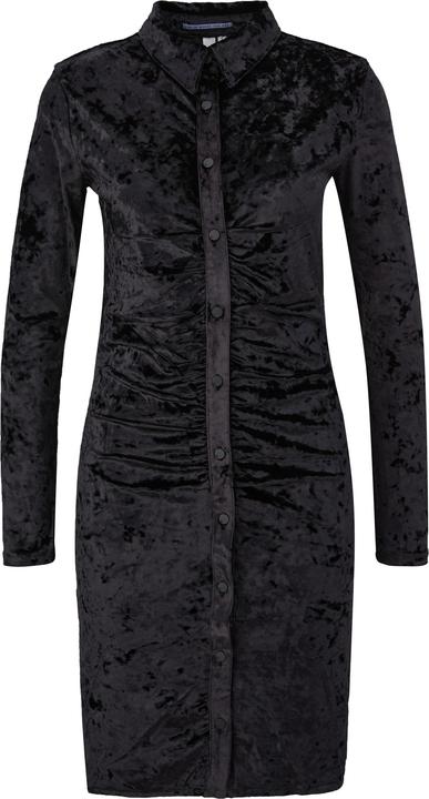Produktbild s.Oliver Kleid Samtkleid mit Raffdetail (XL)