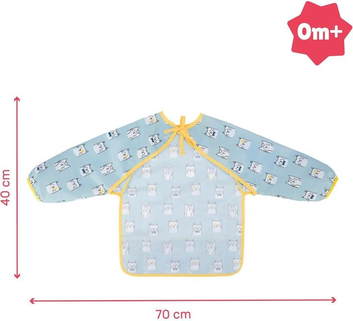 Actual product image Badabulle Sleeve Bib (0 months)