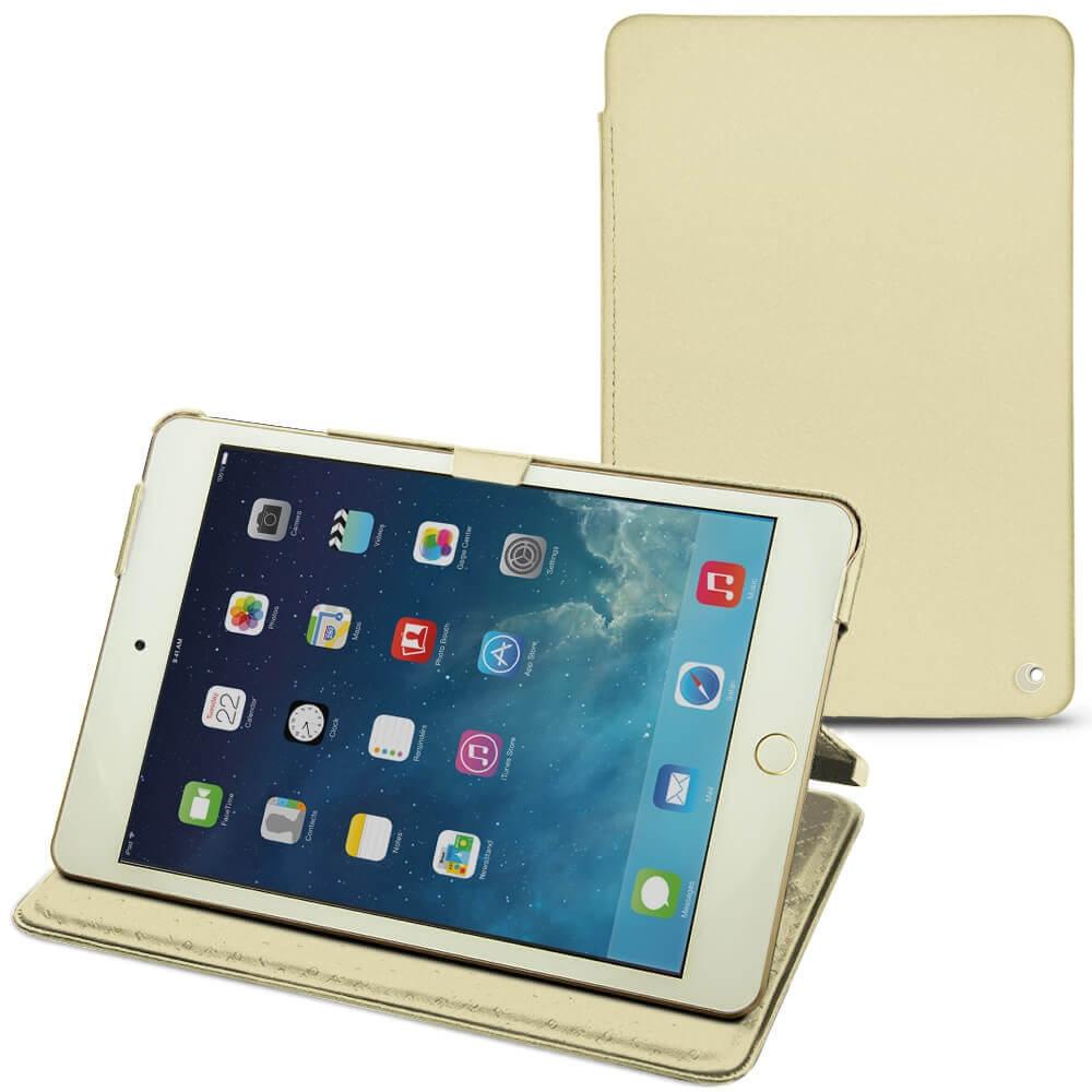 Noreve Lederschutzhülle horizontal (iPad Mini 5), Tablet Hülle, Beige