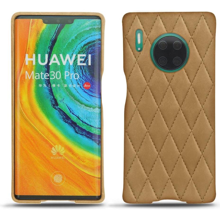 Noreve Lederschutzhülle (Huawei Mate 30 Pro), Smartphone Hülle, Braun