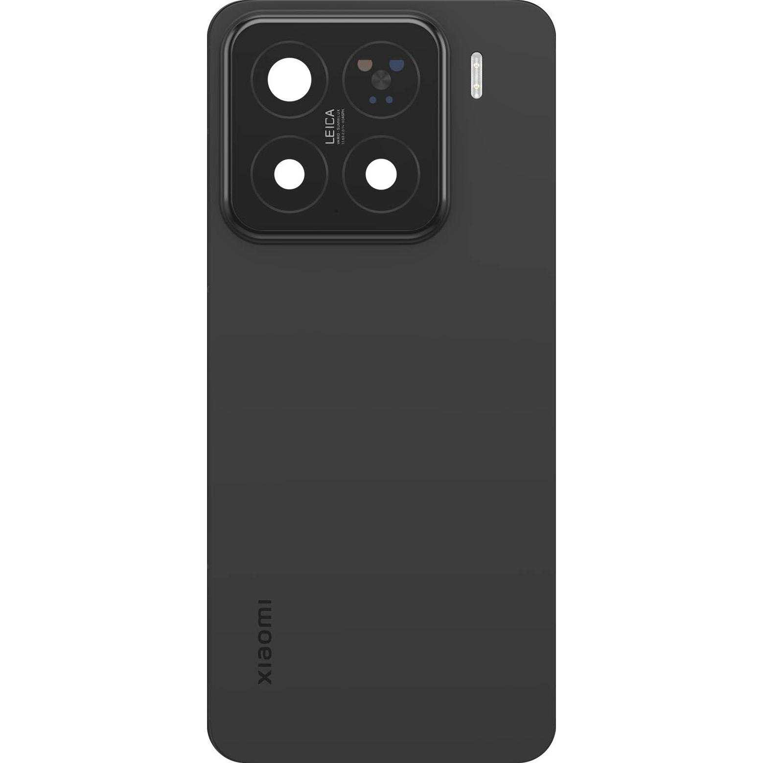 Xiaomi Original Rückcover 15 (Abdeckung, Xiaomi 15), Mobilgerät Ersatzteile, Schwarz