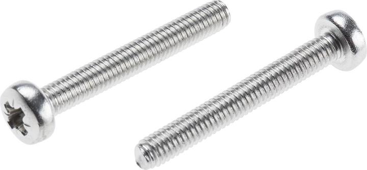 Produktbild RS PRO A2 S/Steel cross pan head screw,M4x30mm (100 Schrauben pro Stück)
