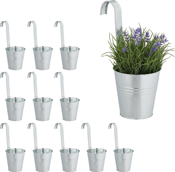 Image du produit Relaxdays Pots suspendus (13 x 30 cm)