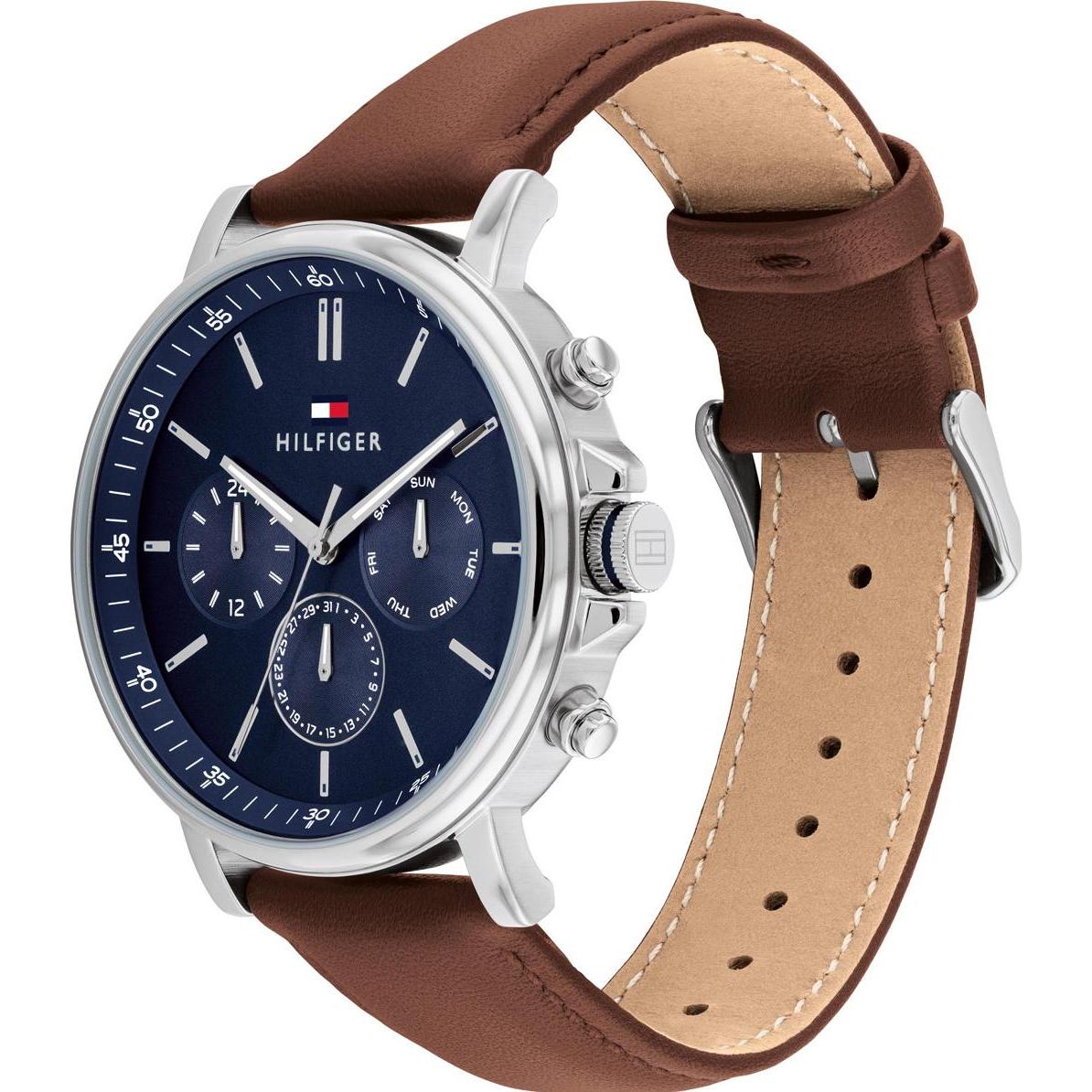 Thumbnail - Tommy Hilfiger, Armbanduhr, Tyson, Braun, (Analoguhr, 44 mm)