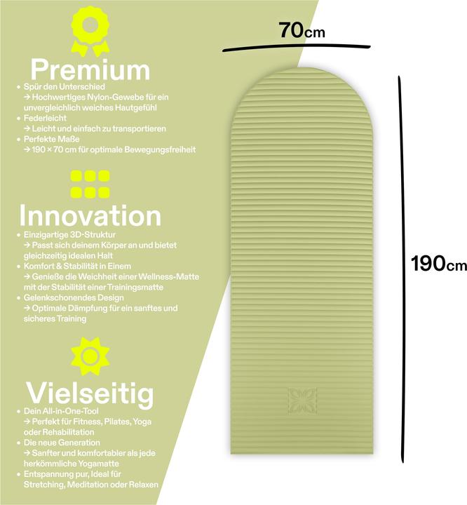 Produktbild Omnana COMFY Yogamatte (8 mm)