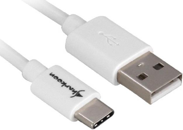 Immagine prodotto Sharkoon USB-A 2.0 Stecker auf USB-C Stecker (1 m, USB 2.0)