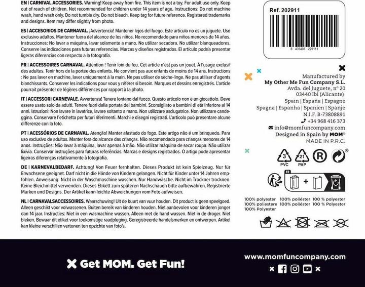 Nutritional values and ingredients My Other Me False beard