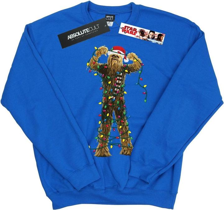 Immagine prodotto Star Wars Chewbacca Christmas Lights Felpa Ragazze (140, 146)