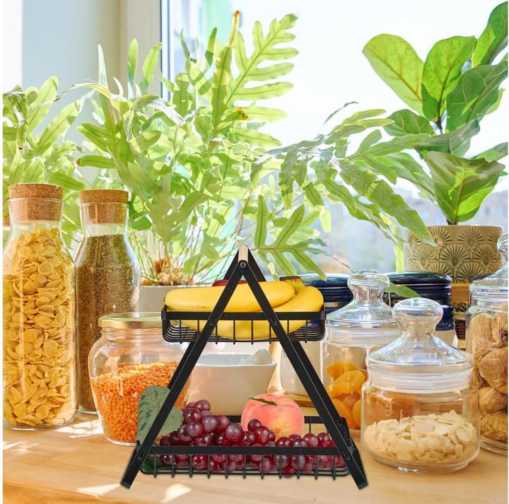 Produktbild Relaxdays Obstkorb-Etagere (29 x 18.5 x 28 cm)