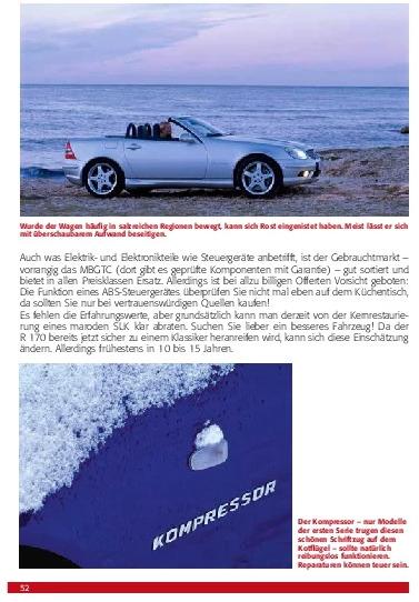 Produktbild Praxisratgeber Klassikerkauf Mercedes-Benz SLK (R 170) (Deutsch, Tobias Zoporowski, 2018)