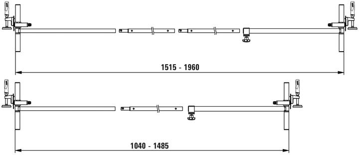 Image du produit Bessey Support de garniture de porte (1010 mm)