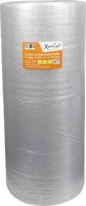 Actual product image Transpak Bubble wrap width 1200mm length 100m 2-ply grey