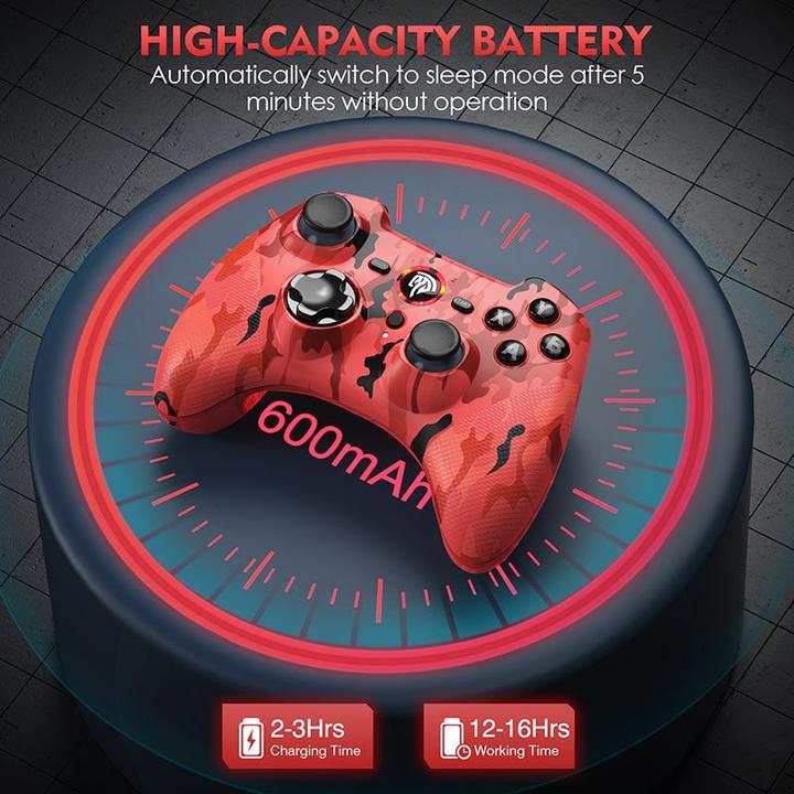 Actual product image EasySMX ESM-9101-RED (PS3, Switch, Android, PC, Steam Machine)