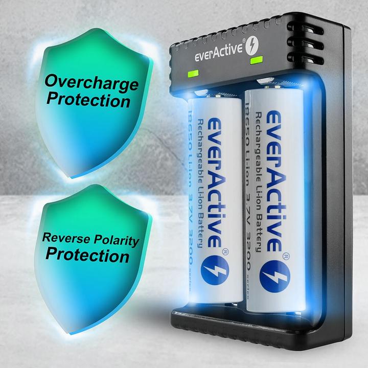 Image du produit Everactive Batterieladegerät für Li-Ionen-Akkus LC-200 (1 pcs, C, AAA, AA, AAAA, 2200 mAh, Chargeurs sans batterie)