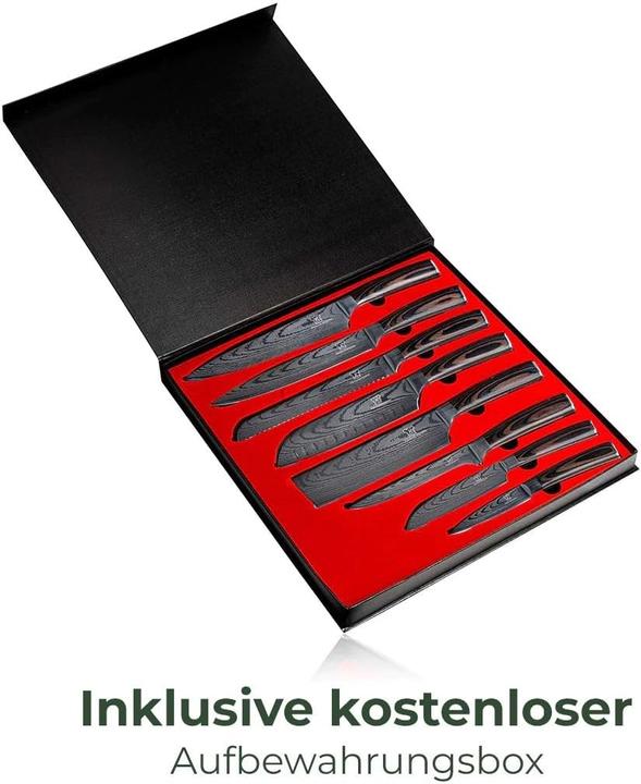 Produktbild Küchenkompane 8-teiliges Küchenmesser Set