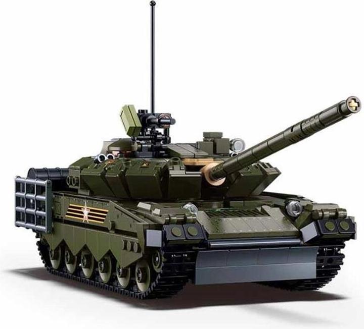 Produktbild Sluban SL96038 - Kampfpanzer Modell T-80BVMs (2-in-1 Bausatz) (768Teile)