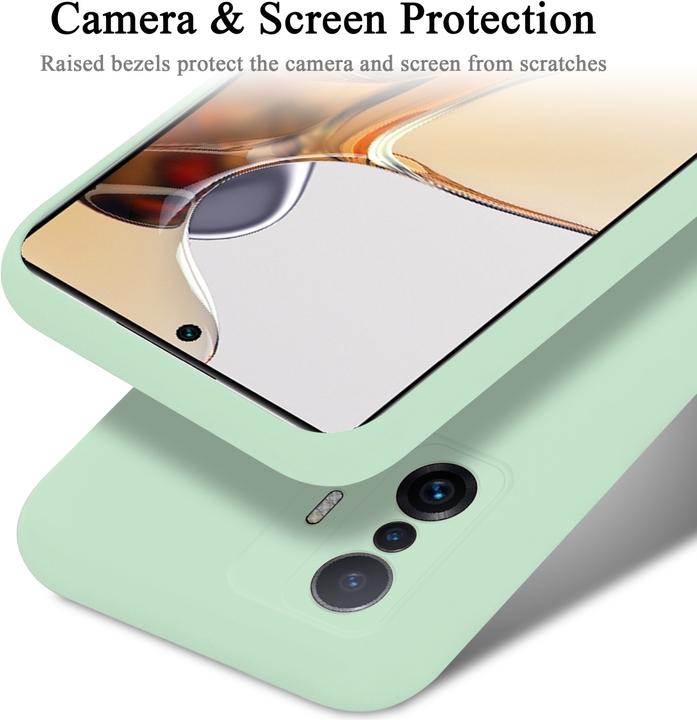 Actual product image Cadorabo TPU Liquid Silicone Case Cover for Xiaomi 11T / 11T PRO (Xiaomi 11T)