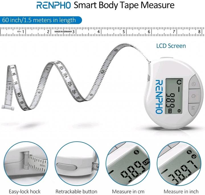 Produktbild Renpho RFBMF01 Smart Körperumfangmassband