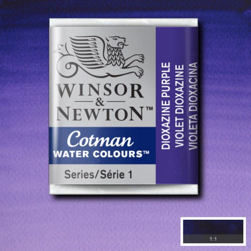 Thumbnail - Winsor & Newton, Künstlerfarbe + Bastelfarbe, Cotman Watercolours Farbe auf Wasserbasis Violett (e) (Violett)