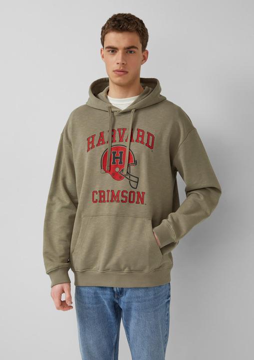 Produktbild s.Oliver Kapuzen-Sweatshirt im Modern Fit mit College-Artwork (L, S)