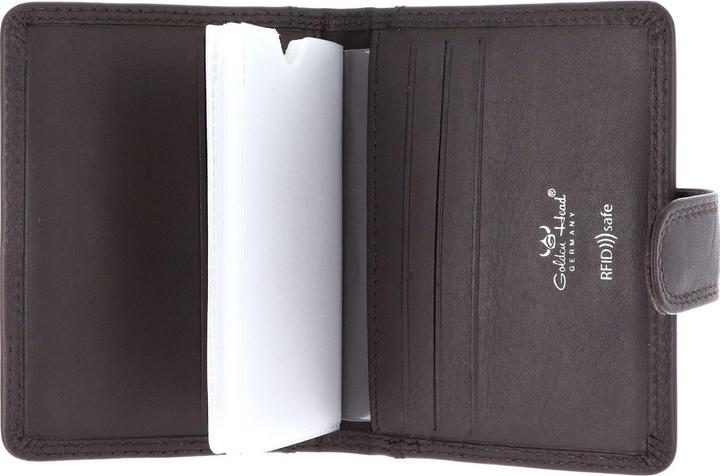 Produktbild Golden Head Polo Kreditkartenetui RFID Schutz Leder 8 cm