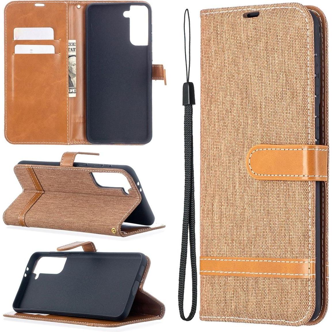 König Design Hülle Handy Schutz für Samsung Galaxy S21 Plus Case Cover Tasche Wallet Etui Neu (Samsung Galaxy S21+), Sma...