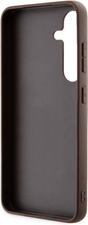 Actual product image Guess PU 4G Metal Logo Case- brown (Samsung Galaxy S24)