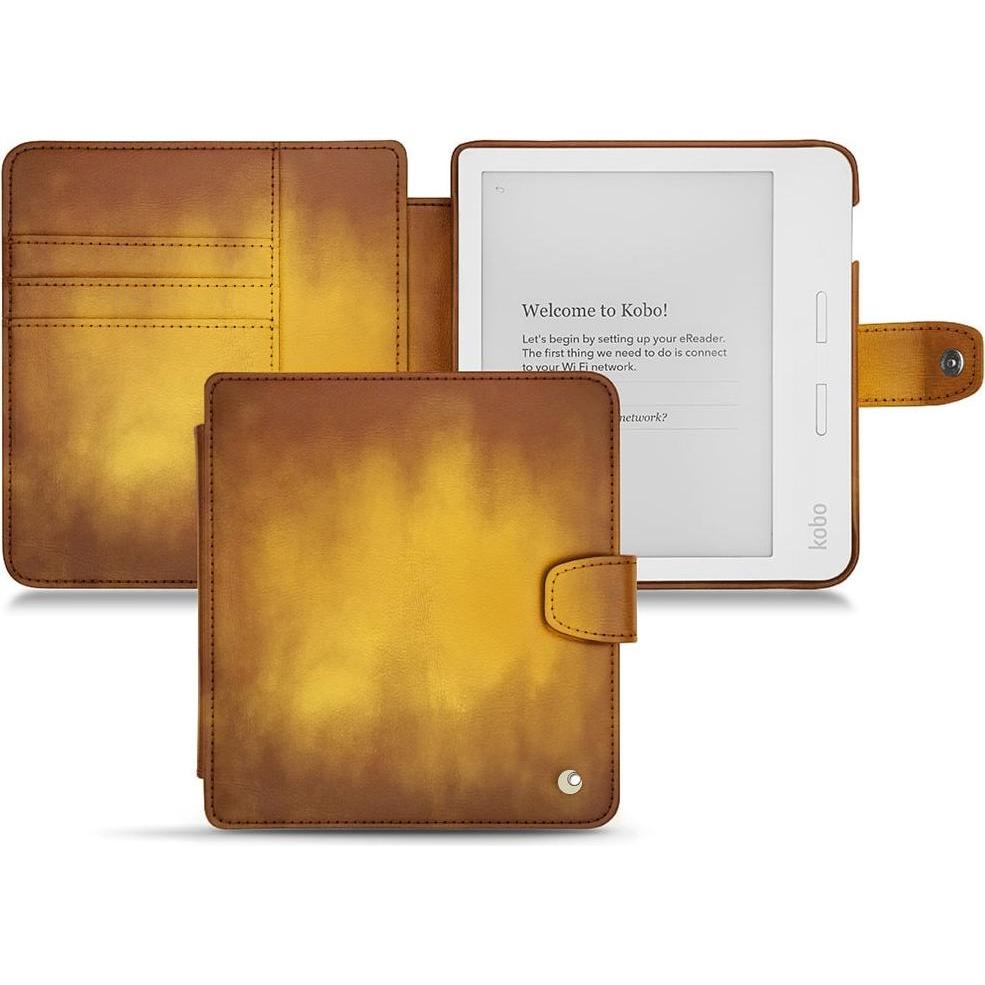 Noreve Lederschutzhülle Wallet (Libra H2O), Tablet Hülle, Gold