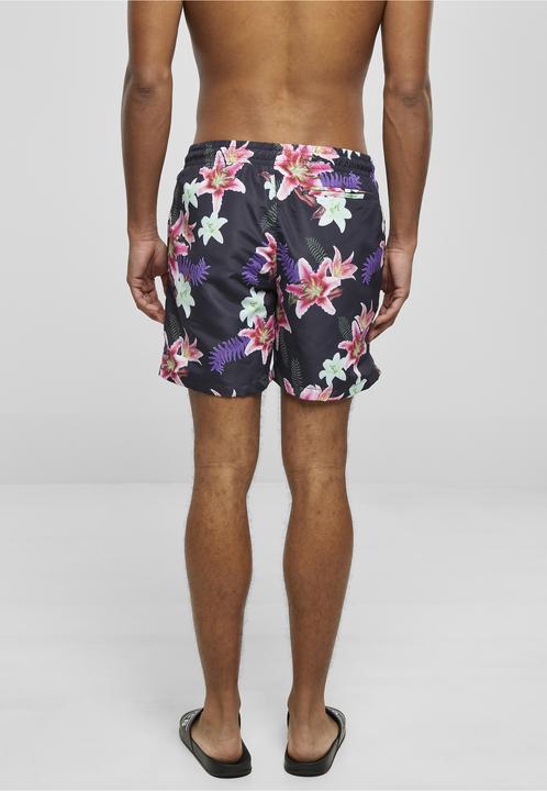 Actual product image Urban Classics Pattern Swim Shorts - 4984 (S)