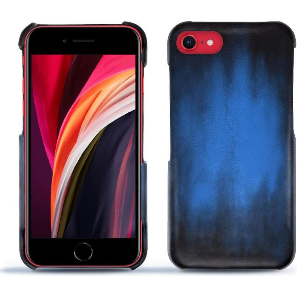 Noreve Lederen omslag (Apple iPhone SE (2e generatie), Apple iPhone SE (3e generatie)), Smartphonehoes, Blauw