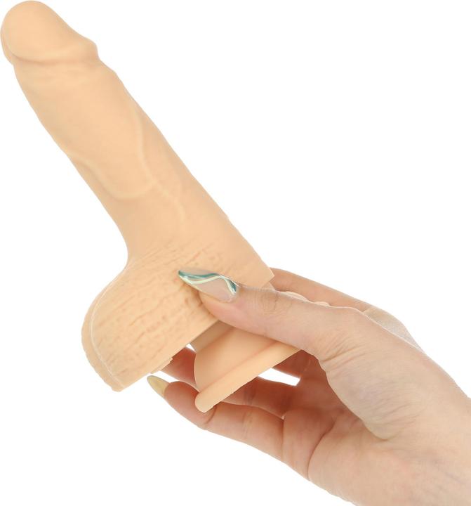 Actual product image Naked Addiction Thrusting Dong with Remote 16.5 cm Vanilla