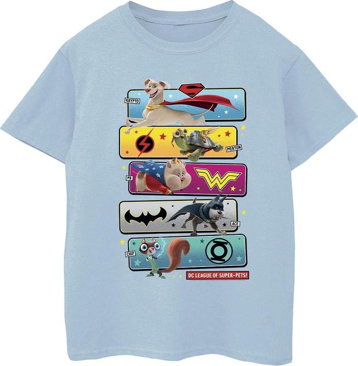 Produktbild DC League Of SuperPets Character Pose TShirt Mädchen (128)