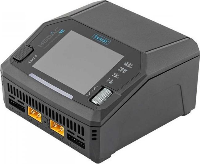 Produktbild Toolkitrc M6DAC V2 DUO Ladegerät – AC/DC Multifunktions-Ladegerät mit bis zu 800 W