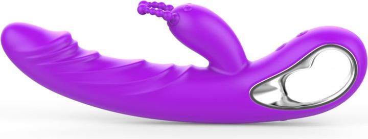 Actual product image Erolab Cheeky Bunny G-Spot and Clitoral Massager Purple (ZYCP01p)
