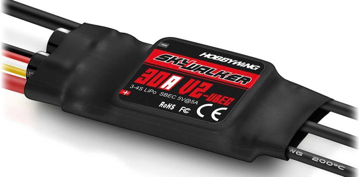 Produktbild Hobbywing Skywalker V2 30A 3-4s, 5A BEC