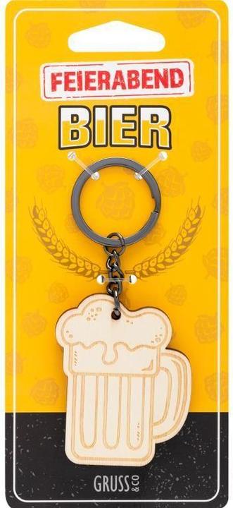 Actual product image Sheepworld Key fob with beer motif