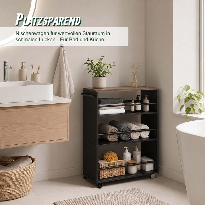 Produktbild Relaxdays Nischenwagen (15 x 45 x 80 cm)